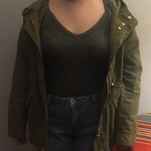 Army green jacket